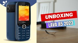 Lava Latest New Keypad Mobile  Lava A5 2023  Unboxing [upl. by Kcirdehs]