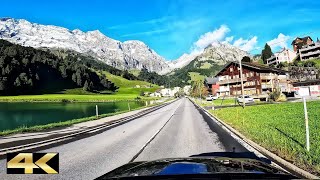 Autofahrt durch das Engelbergertal  von Engelberg nach Stans  Kt Obwalden Schweiz [upl. by Notlil]