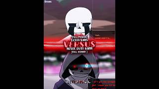 Novel Dust sans Vs Delta sans  Requestgodgojo7767 vsbattle undertale edit sans dustsans [upl. by Lyreb]