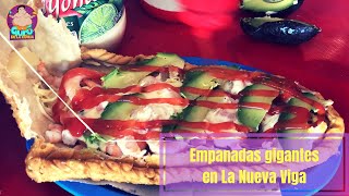 🦐🍤 Empanadas de Camarón Gigantes Alambre de Mariscos y más en quotMariscos TropyCubaquot en LA VIGA [upl. by Bunder]