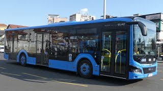 Buses in Zagreb Croatia  2023  Autobusi  Zagreb ▶️4K [upl. by Yvel]