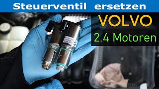 Volvo ECM640A  Probleme mit dem Nockenwellenversteller  Steuerventil ausbauen reinigen wechseln [upl. by Anwahs843]