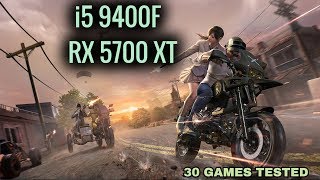 i5 9400F  Radeon RX 5700 XT  30 Games Tested [upl. by Haila605]