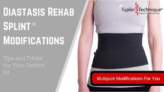 Diastasis Rehab Splint® ModificationsJulie Tupler RN [upl. by Ydennek]