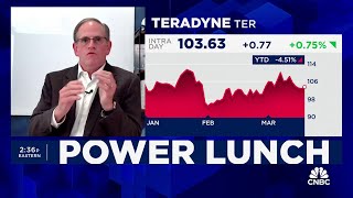 Teradyne CEO on Nvidia partnership robotics and AI [upl. by Ariak]