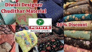 Pothys Diwali Special Chudithar Material  Pothys Material Collection Pothys Diwali Collection 2024 [upl. by Rania]