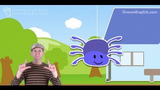 Incy Wincy Spider Animated with Finger Play [upl. by Ylrebmek]