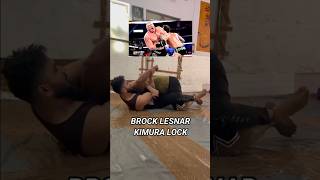 Brock Lesnar kimura lock MMA TRAINING DAY15 kimura brocklesnar minivlog mma ufc wwe virel [upl. by Oiludbo]