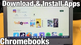 Chromebooks How to Download amp Install Apps [upl. by Lladnar303]