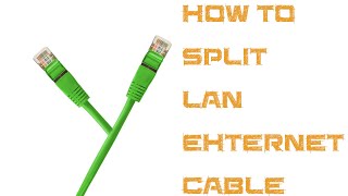 Come sdoppiare il cavo LAN Ethernet [upl. by Ydnar421]