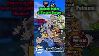 National Dish of each East European countryGreekMaps1821 mapping europe countryballs food [upl. by Soirtimid]