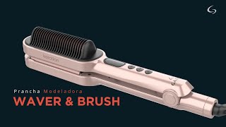 Prancha Modeladora Waver amp Brush Keration UM PRODUTO DUAS SOLUÇÕES  Momento GAMA [upl. by Nekciv16]