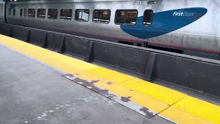 Amtrak Acela 2011 At Newark Penn Station [upl. by Naasah]