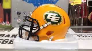 Riddell CFL Revolntion Speed Mini Helmet  Edmonton Eskimos [upl. by Roslyn]