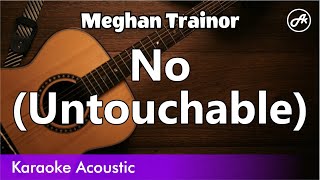 Meghan Trainor  NO SLOW karaoke acoustic [upl. by Trembly990]