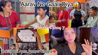 Mausa Ji Aarav Ko Lene Aa Gaye  Ankita Ka Parlour Jaldi khulega😂🥰 vlog43 [upl. by Necaj]