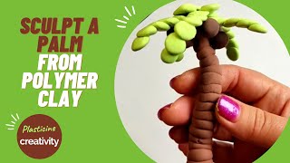 Making a palm with polymer Clay [upl. by Ennair413]