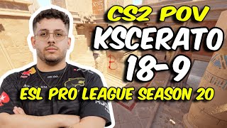 CS2 POV  FURIA KSCERATO 189 vs RED Canids Anubis  ESL Pro League Season 20 [upl. by Arny5]