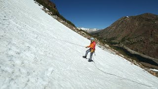 Alpine amp Mountaineering 28 Rappelling with Crampons amp Ice Tools  Climbing Tech Tips [upl. by Chrystel]