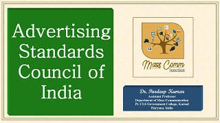 22 Advertising Standards Council of India ASCI [upl. by Nnuahs353]