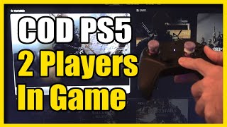 How to Play 2 Player Split Screen on PS5 in COD Black Ops 6 Make Primary Console [upl. by Enicul]