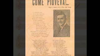 COME PIOVEVA CLAUDIO VILLA  CETRA 1956 [upl. by Neerak230]