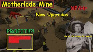 Motherlode Mine with UPGRADES for 1 Hour  Old School RuneScape OSRS Afk [upl. by Saibot]