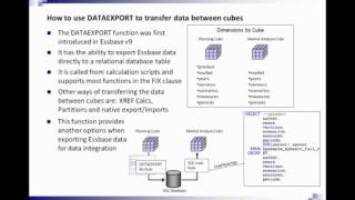 Transfer Data between Oracle Hyperion Essbase Cubes using DATAEXPORT Performance Architects How To [upl. by Alvira]