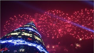 🔴 2024 KYRGYZSTAN BISHKEK NEW YEAR FIREWORKS AND COUNTDOWN [upl. by Berger602]