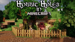 How to build the PERFECT Hobbit Hole in Minecraft [upl. by Laurena]