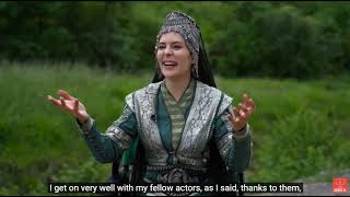 Interview of Yildiz Cagri Atiksoy Malhun with English Subtitles Kurulus Osman [upl. by Nissy]