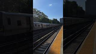 Hempstead Bound M7 LIRR train bypassing Kew Gardens [upl. by Tnomad]