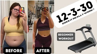 DOES THE 12330 TREADMILL METHOD WORK Spilling the truth  REAL results Beginner friendly [upl. by Enalda320]