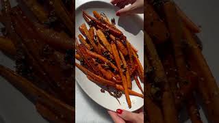 HoneyBalsamic Roasted Carrots Presented by BetterThanBouillon ad feedfeed shorts [upl. by Olzsal]