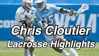 College Lacrosse Highlights Chris Cloutier 45 [upl. by Eninahs]