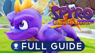 Spyro Reignited Trilogy Spyro the Dragon  Full Guide  Part 1 [upl. by Moriah931]