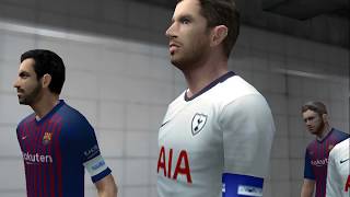 PES 2019 PS2 Tottenham vs Barcelona  Champions League [upl. by Jackson]