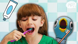 How Do You Brush Your Teeth  The Pigeon Explains [upl. by Lamrouex]