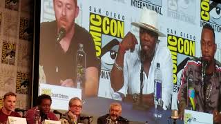 SDCC2017 The Orville Adrianne Palicki amp Seth MacFarlane Interview [upl. by Nynnahs732]