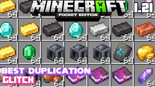 Minecraft New Pocket Edition Ultimate amp Op Duplication Glitch 12144 [upl. by Averyl381]