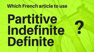 French Partitive Articles du de la [upl. by Ilse500]