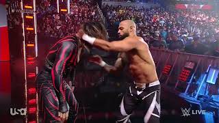 Ricochet vs Shinsuke Nakamura  Falls Count Anywhere 12  WWE RAW 10162023 [upl. by Naujyt]