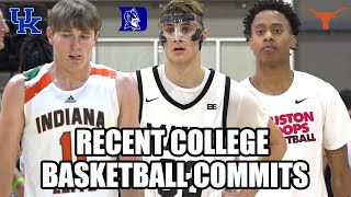 Recent College Basketball Commits [upl. by Hanikahs]