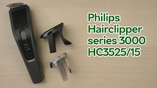 Розпаковка Philips Hairclipper series 3000 HC352515 [upl. by Aicele412]