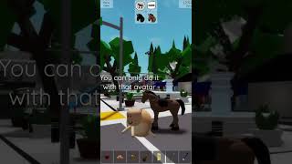 Glitch in Brookhaven with horse ￼ [upl. by Selden877]