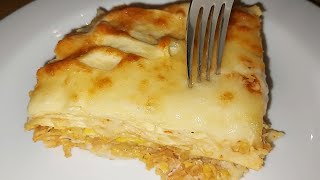 ITALIAN FAMOUS LASAGNA WITH POTATOE amp EGG😳NEW LASAGNA RECIPE WITHOUT BEEF ❗️EASY amp DELICIOUS FOOD 😋😋 [upl. by Damha]