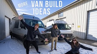 More VAN BUILD IDEAS From Another Van Builder and Waking up to 0°F In Our Van FREEZING  Ep  29 [upl. by Ruelu631]