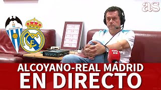 COPA DEL REY  ALCOYANO REAL MADRID  La REACCIÓN de RONCERO en DIRECTO  Diario AS [upl. by Yenal]