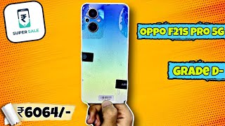 Unboxing Oppo F21s Pro 5G in Just ₹6064 From Cashify Supersale🤯🔥  Grade D  Full Review [upl. by Mixam]