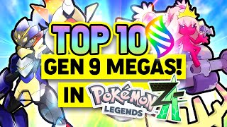 10 NEW MEGAS I want to see in Pokemon Legends ZA Paldea Edition [upl. by Ardnalac]